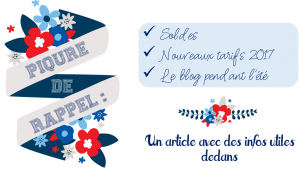 Lire la suite à propos de l’article Piqûres de rappel [soldes, tarifs Bleu Doré, etc.]