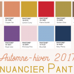Les couleurs automne-hiver 2017 selon Pantone