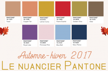 Les couleurs automne-hiver 2017 selon Pantone