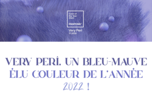 Lire la suite à propos de l’article Very Peri, élu couleur de l’année 2022 Pantone