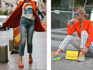 L'orange, une couleur tendance de l'automne !