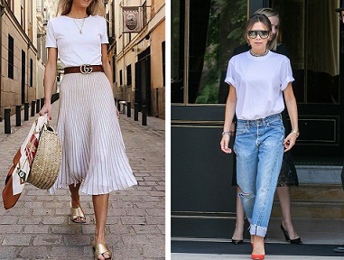 Peut-on se passer d'un t-shirt blanc pour son style ? Non.