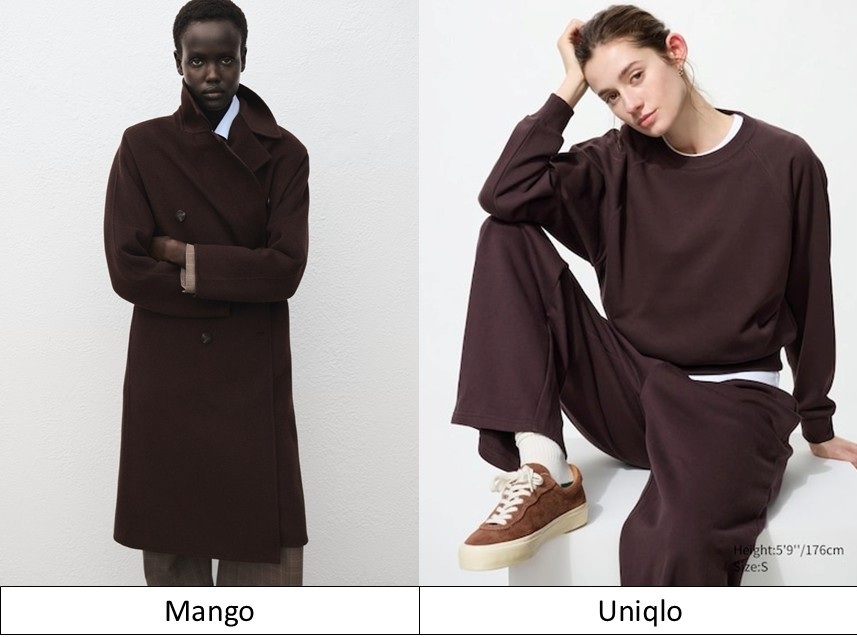 On craque toujours pour la couleur chocolat, qui reste toujours tendance cet automne dans la mode femme