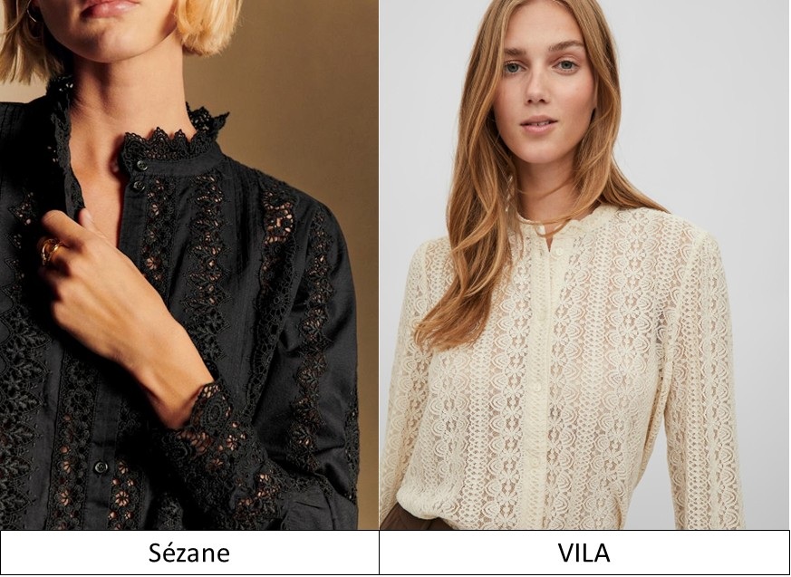 Délicate dentelle pour l'automne 