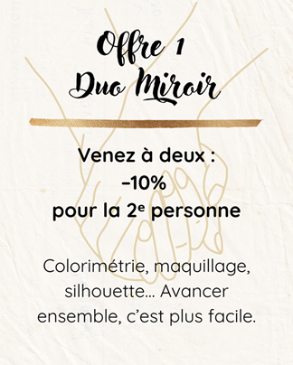 Une offre exclusive spécialement créée pour les 10 ans de Bleu Doré ! A faire à deux, avec une douce attention pour la 2è personne