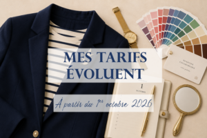 Lire la suite à propos de l’article Mes tarifs évoluent à partir du 1er octobre 2026